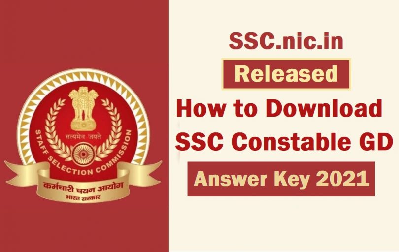 How to Download SSC Constable GD Answer Key 2021