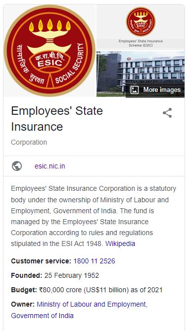What is ESIC 
