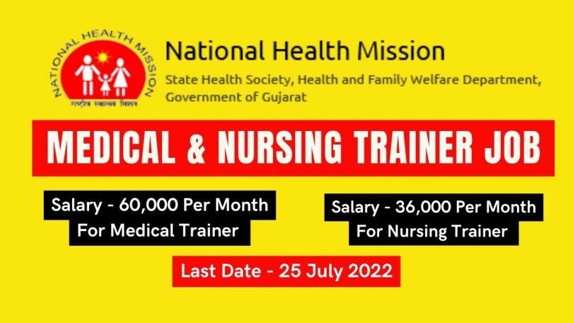Apply Online - Heath Department Nursing Trainer & Medical Trainer Job 2022
