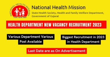 Health Department New Vacancy Recruitment 2023 - Apply Now