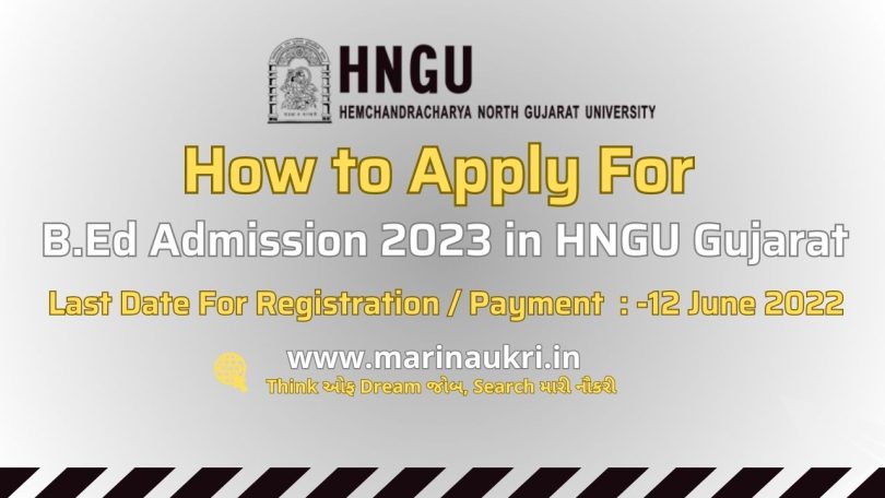 Apply-Online-for-B.Ed-Admission-2023-in-HNGU-Gujarat