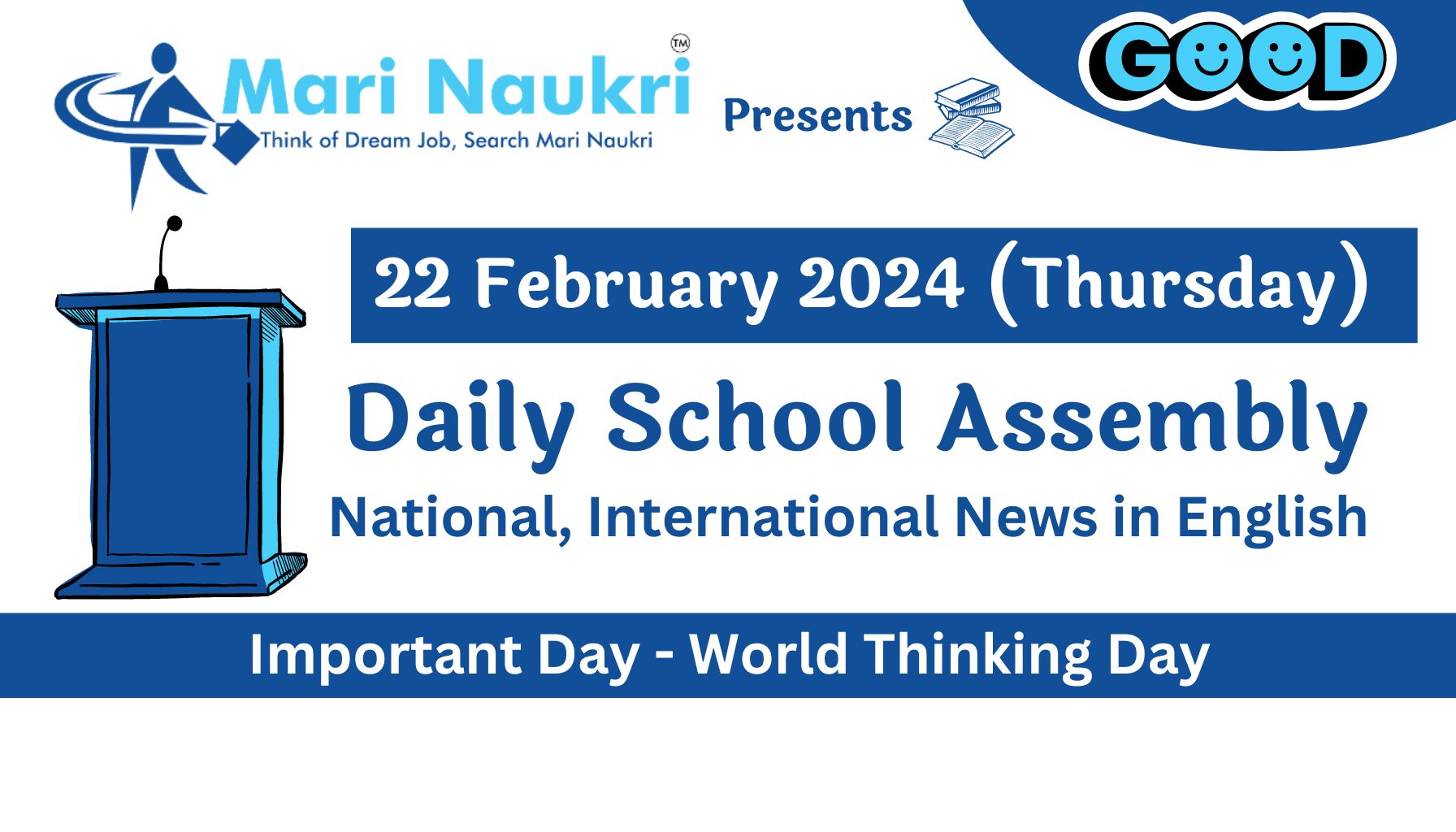 School Assembly News Headlines For 22 Fe...